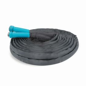 Aqua Joe Superlight 50ft Fiberjacket Max Garden Hose, 5/8" - Aqua Joe