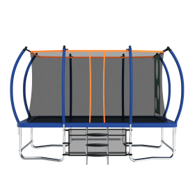 8X14FT Outdoor Square Trampolines for Kids Adults Long Rectangular Tumbling Trampoline - as Pic
