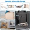 Set of 2 Portable Reclining Chair with 5 Adjustable Positions - Beige