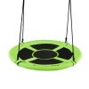 40 Inch Flying Saucer Tree Swing Indoor Outdoor Play Set - Green