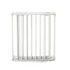 Metal Baby Playpen Fireplace Safety Fence;  Extra Wide Barrier Gate for Indoor Baby/Pet /Christmas Tree XH - white-6 pieces