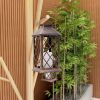 Abble Outdoor ,13'' x 5.5'' x 5.5'' Yard Classic Asymmetrical Plastic Lantern, Bronze, 2 -Pieces - Abble
