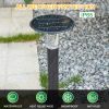Outdoor Solar Light, Landscape Path Light with 2 Light Colors, Walkway Light for Lawn Yard Garden, 22"H - As Pic
