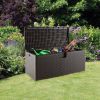 100 Gallon All Weather Storage Container with Lockable Lid - Brown