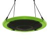 40 Inch Flying Saucer Tree Swing Indoor Outdoor Play Set - Green
