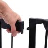 Metal Baby Playpen Fireplace Safety Fence;  Extra Wide Barrier Gate for Indoor Baby/Pet /Christmas Tree XH - black-5 pieces
