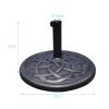 22 Inch Heavy Duty Round Umbrella Base Stand - Bronze