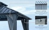 Luxembourg Gazebo (Powder Coated) - 12*18FT