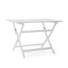 POSITANO FOLDABLE DINING SET, WHITE - as Pic