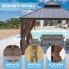 Brown Gazebo (Powder Coated) - 12*12FT
