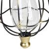 9" Bronze Outdoor Hanging Solar Lantern with Handle - Northlight
