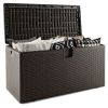 100 Gallon All Weather Storage Container with Lockable Lid - Brown