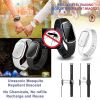 Super Shield Mosquito Repellent Watch Band Ultrasonic And Electronic - BRIGHT WHITE