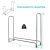 5 Feet Firewood Storage Log Rack - Black